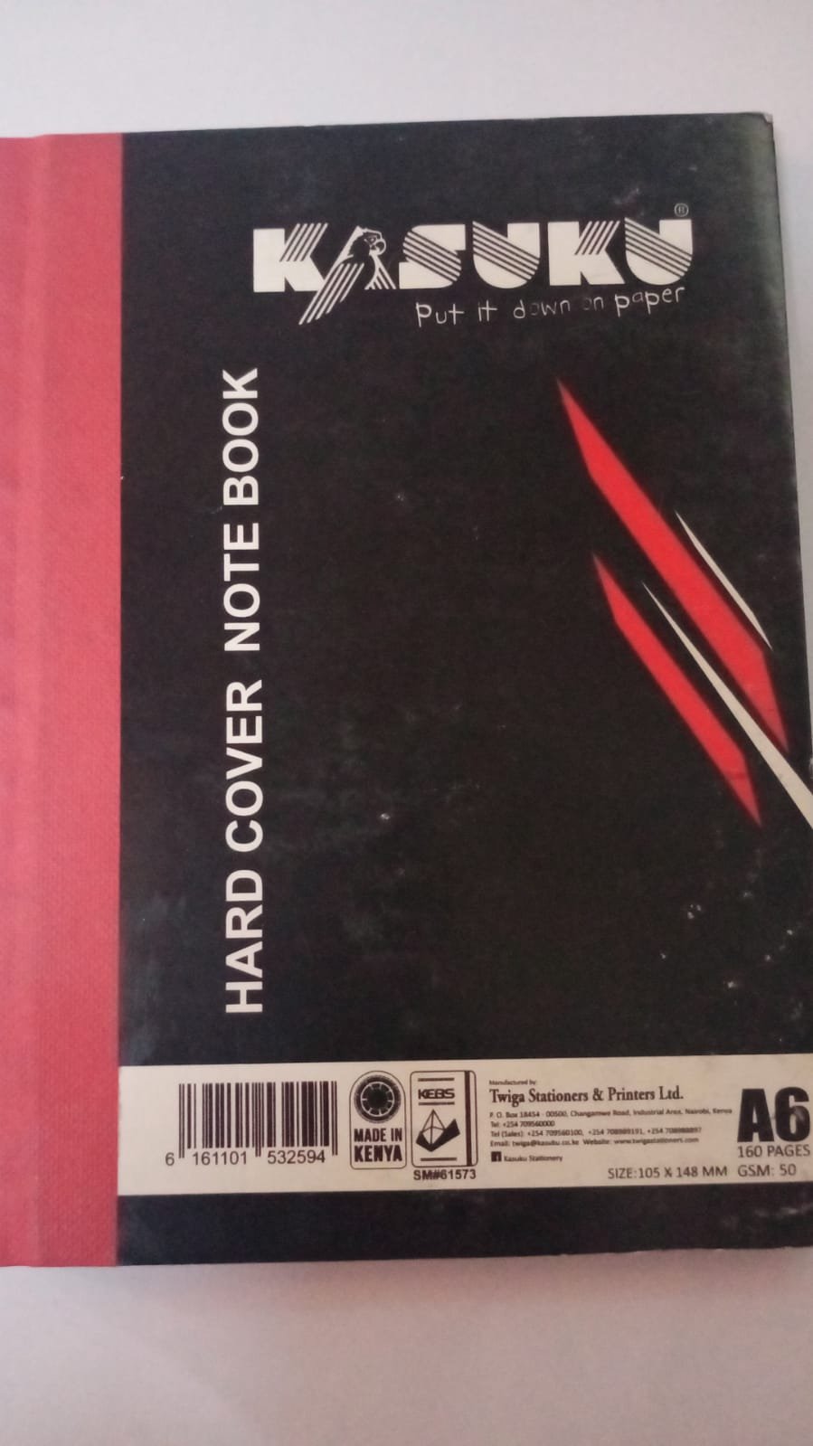 KASUKU  HARD COVER  PCS A6